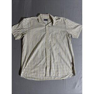 Patagonia‎ Shirt Mens Large Plaid Lightweight Button Up Short Sleeve 51884